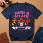 Math Is My Jam T-Shirt — Cute Strawberry Math Teacher Tee