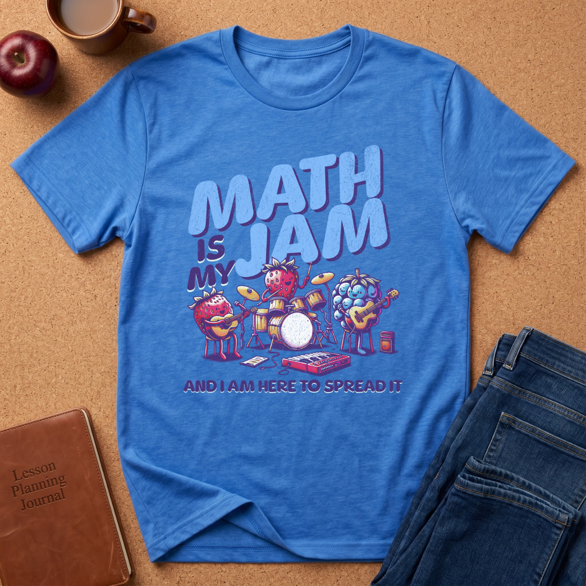 Math Is My Jam T-Shirt — Fun Teacher & Student Math Graphic Tee