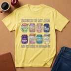 Science Is My Jam T-Shirt — Cute Jam Jar Science Design (Biology, Geology, Physics, Astronomy)