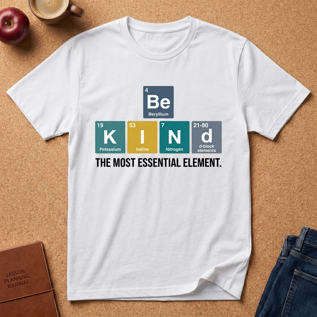 Be Kind Periodic Table T-Shirt
