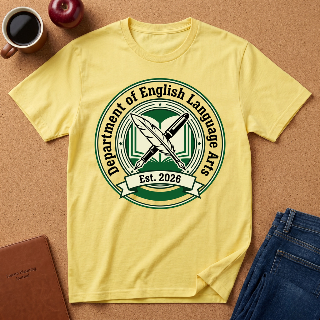 Department of English Language T-Shirt — Est. 2026 University Style Tee