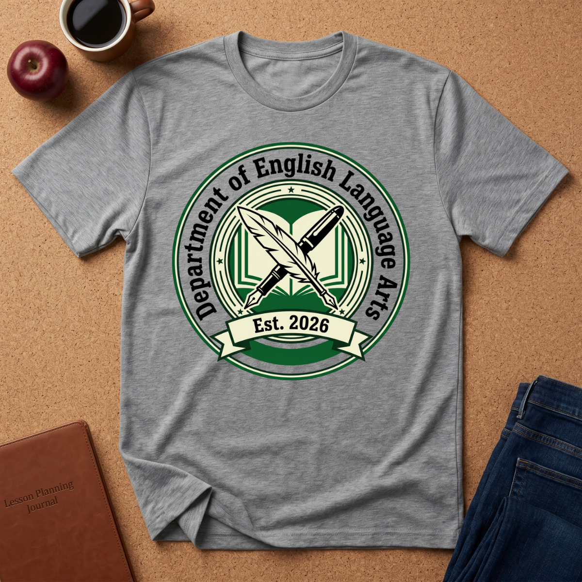 Department of English Language T-Shirt — Est. 2026 University Style Tee
