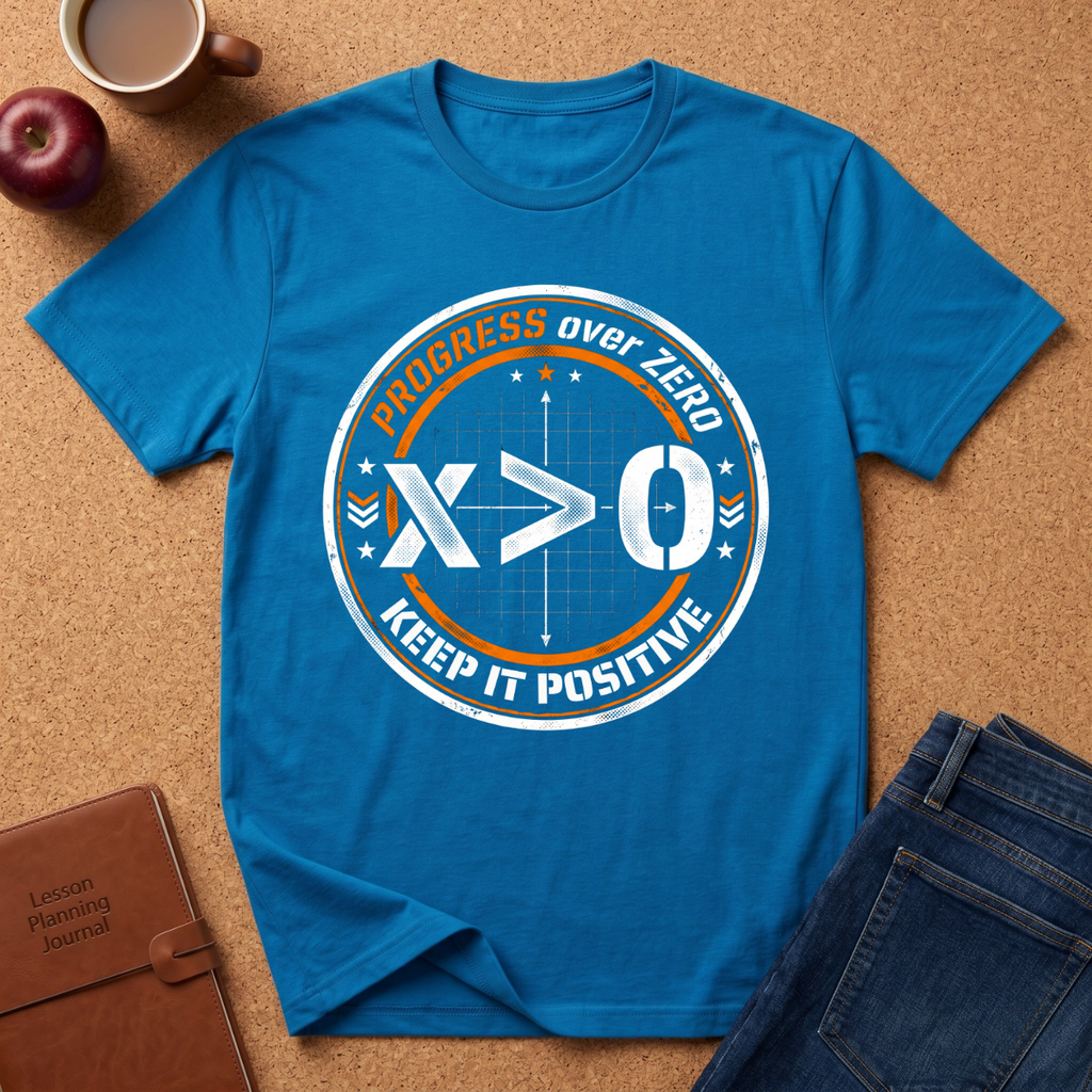 Progress Over Zero "Keep It Positive" T-Shirt