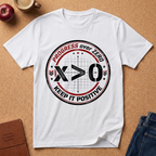 Progress Over Zero T-Shirt — Keep It Positive Graphic Tee