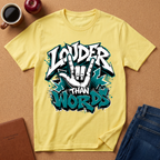 Louder Than Words Graphic Tee — I Love You Hand Sign Streetwear T-Shirt