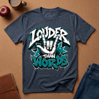 Louder Than Words Graphic Tee — I Love You Hand Sign Streetwear T-Shirt