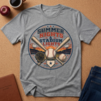 Summer Nights & Stadium Lights Baseball T-Shirt