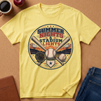Summer Nights & Stadium Lights Baseball T-Shirt