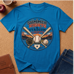 Summer Nights & Stadium Lights Baseball T-Shirt