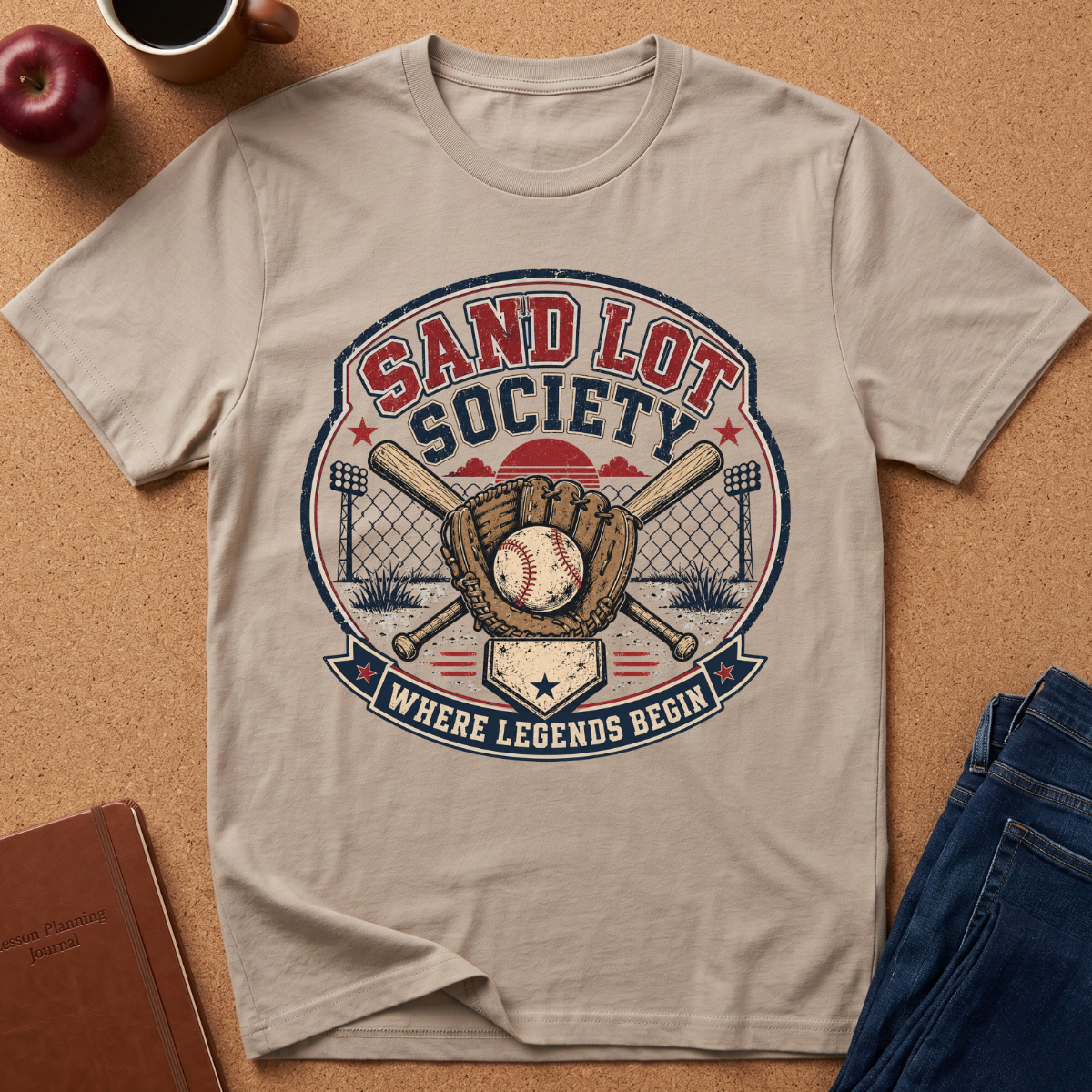Sand Lot Society Baseball T-Shirt