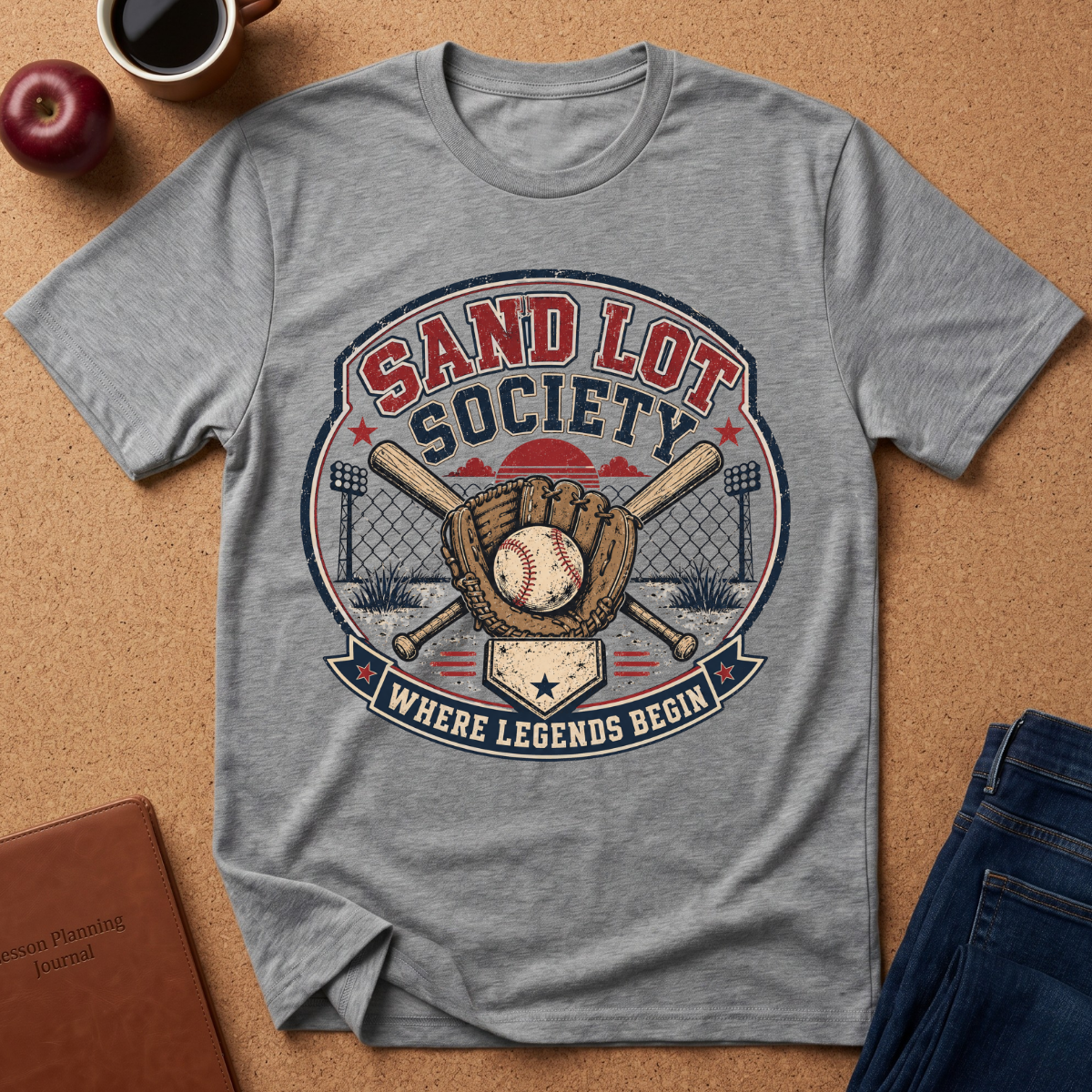 Sand Lot Society Baseball T-Shirt