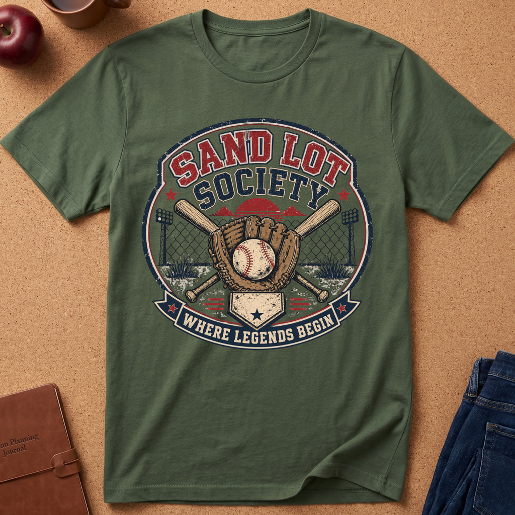Sand Lot Society Baseball T-Shirt