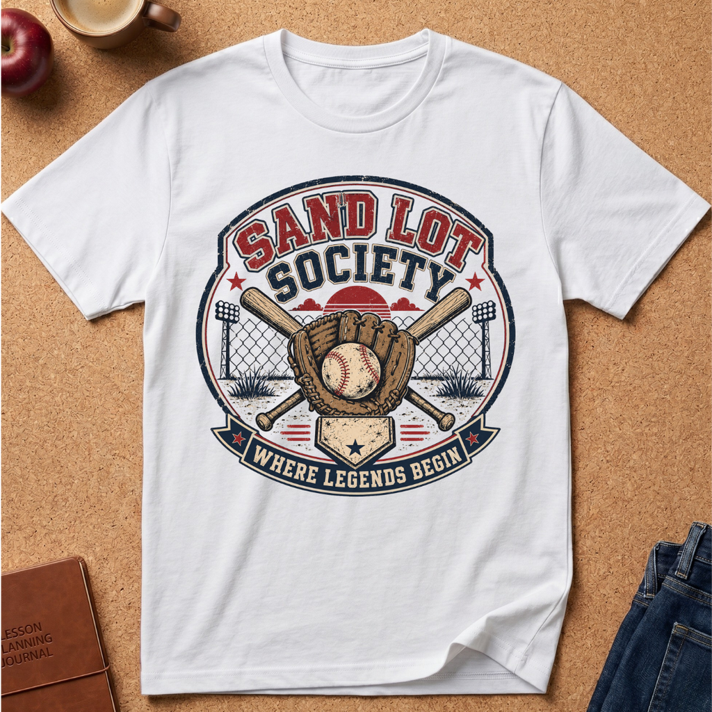 Sand Lot Society Baseball T-Shirt