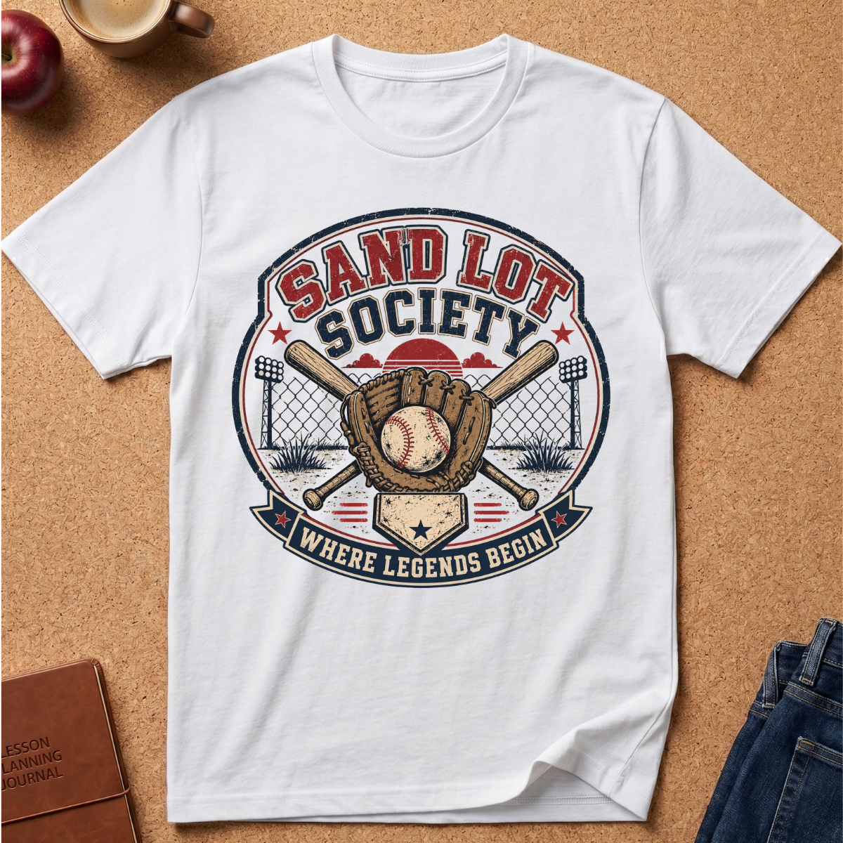 Sand Lot Society Baseball T-Shirt