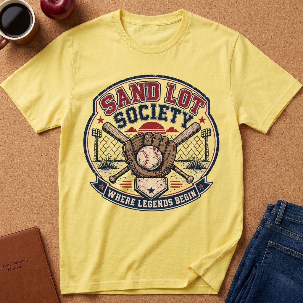Sand Lot Society Baseball T-Shirt