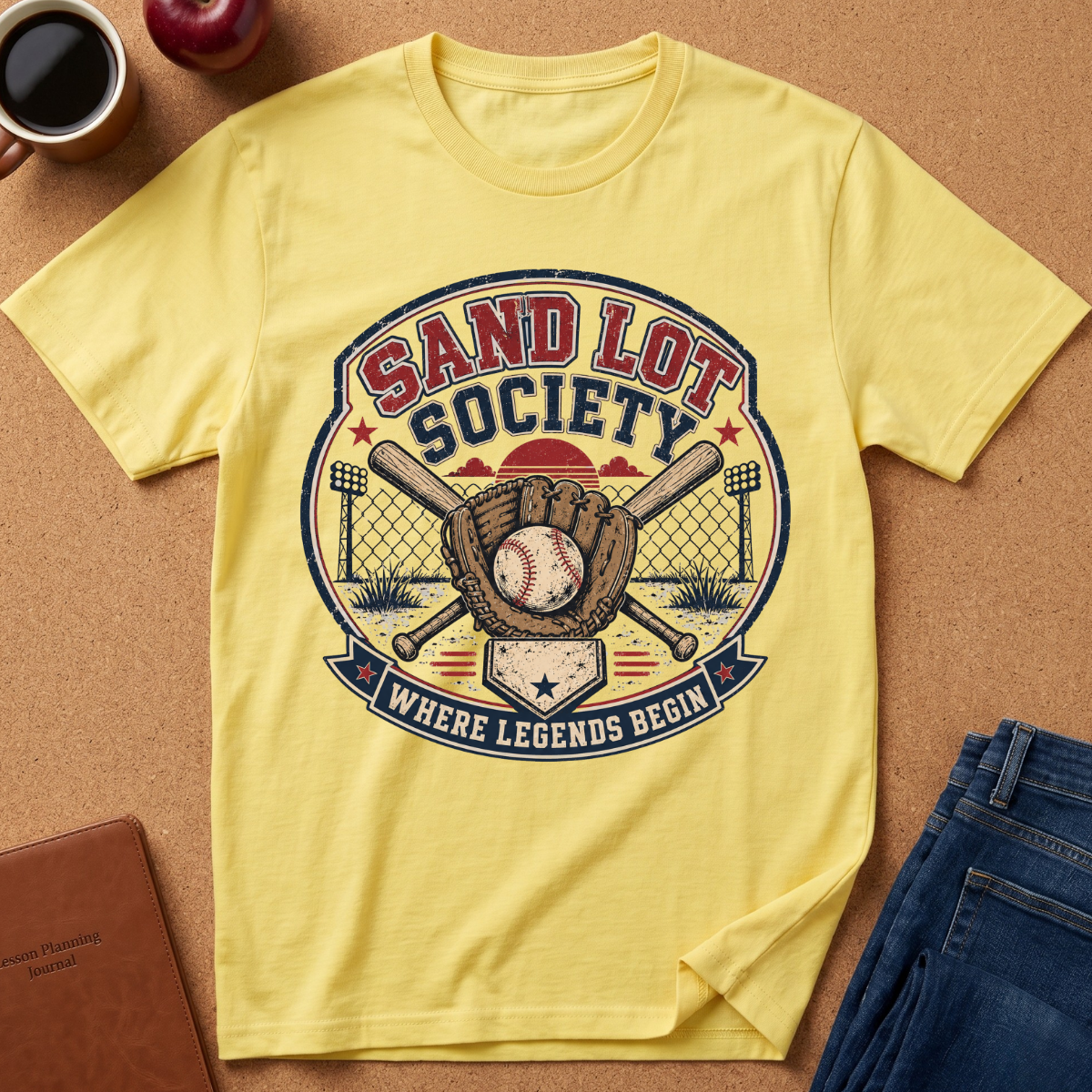 Sand Lot Society Baseball T-Shirt