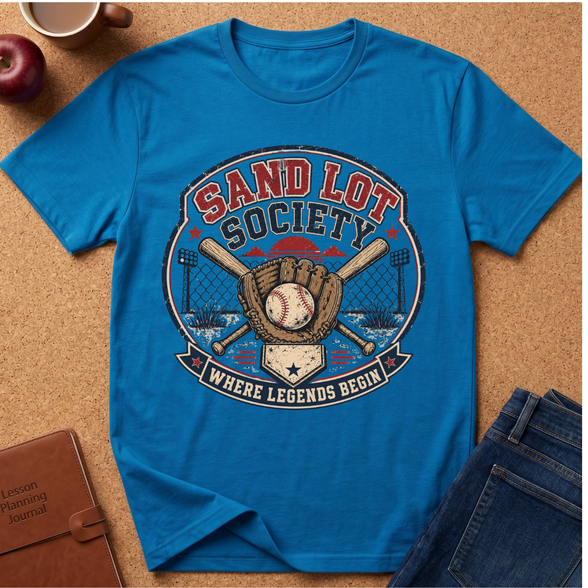 Sand Lot Society Baseball T-Shirt