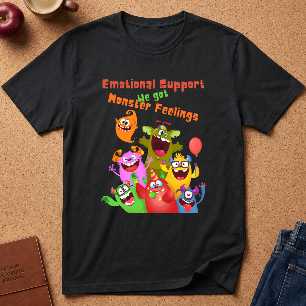 Emotional Support Monster Feelings T-Shirt