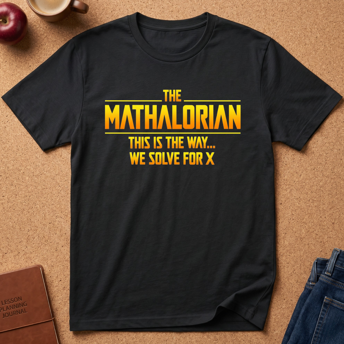 Mathalorian "This Is The Way...We Solve For X" T-Shirt