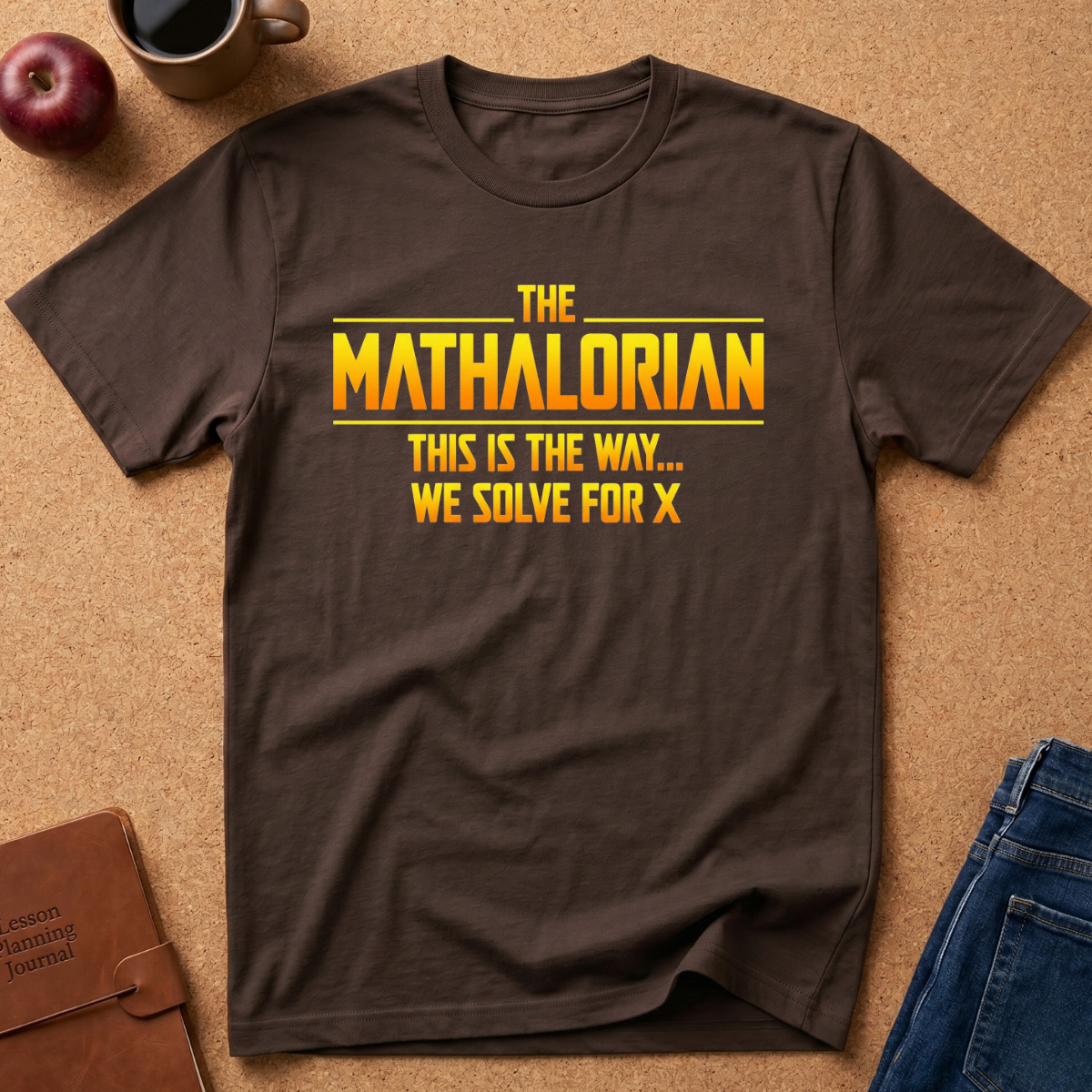 Mathalorian "This Is The Way...We Solve For X" T-Shirt