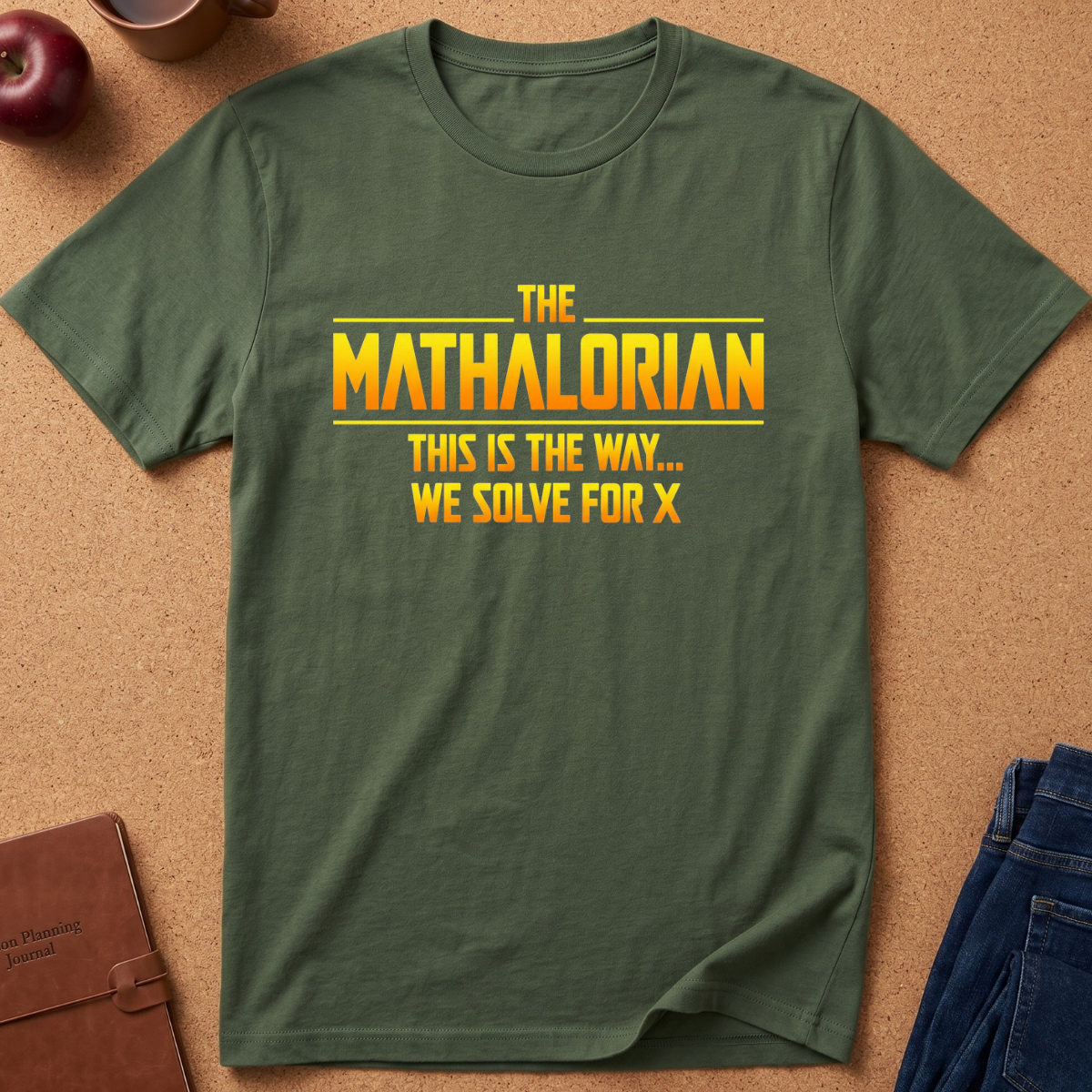 Mathalorian "This Is The Way...We Solve For X" T-Shirt