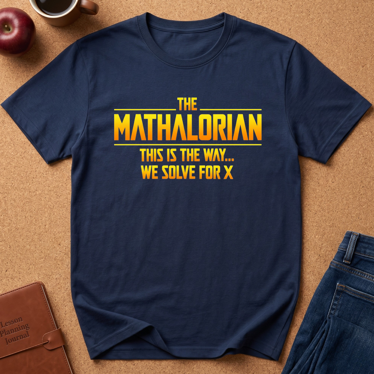 Mathalorian "This Is The Way...We Solve For X" T-Shirt