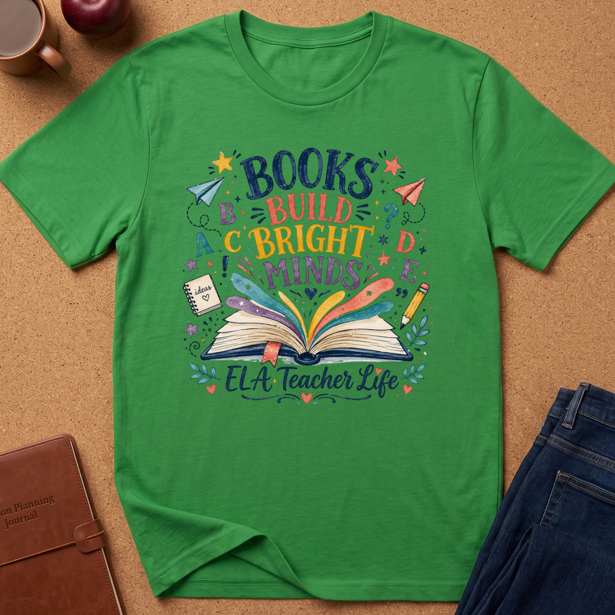 Books Build Bright Minds T-Shirt