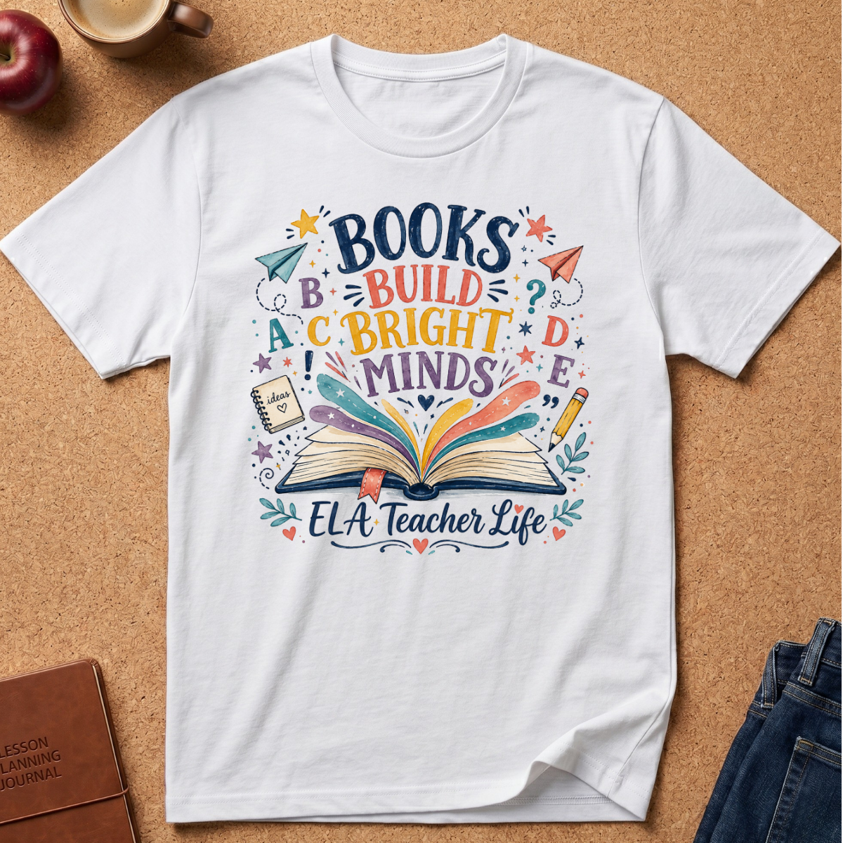 Books Build Bright Minds T-Shirt