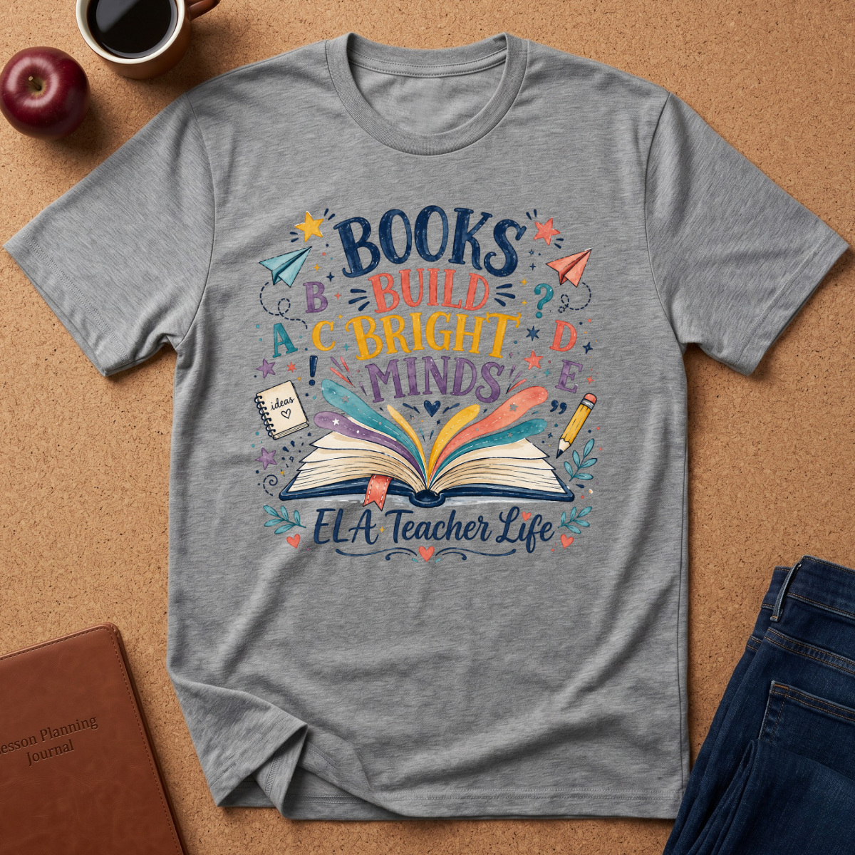Books Build Bright Minds T-Shirt