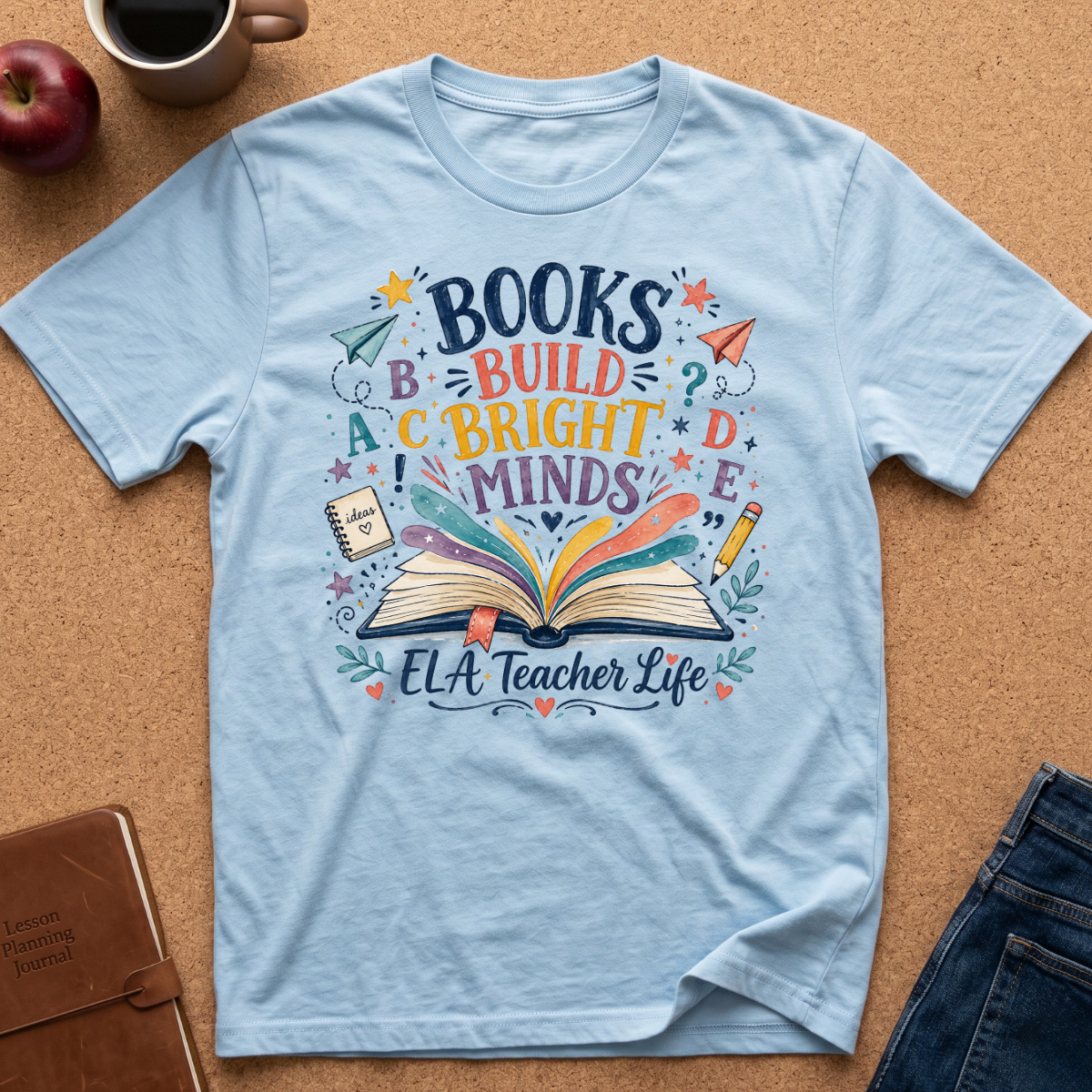 Books Build Bright Minds T-Shirt