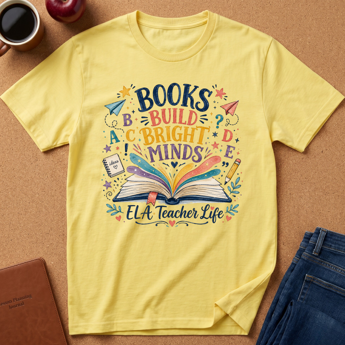 Books Build Bright Minds T-Shirt