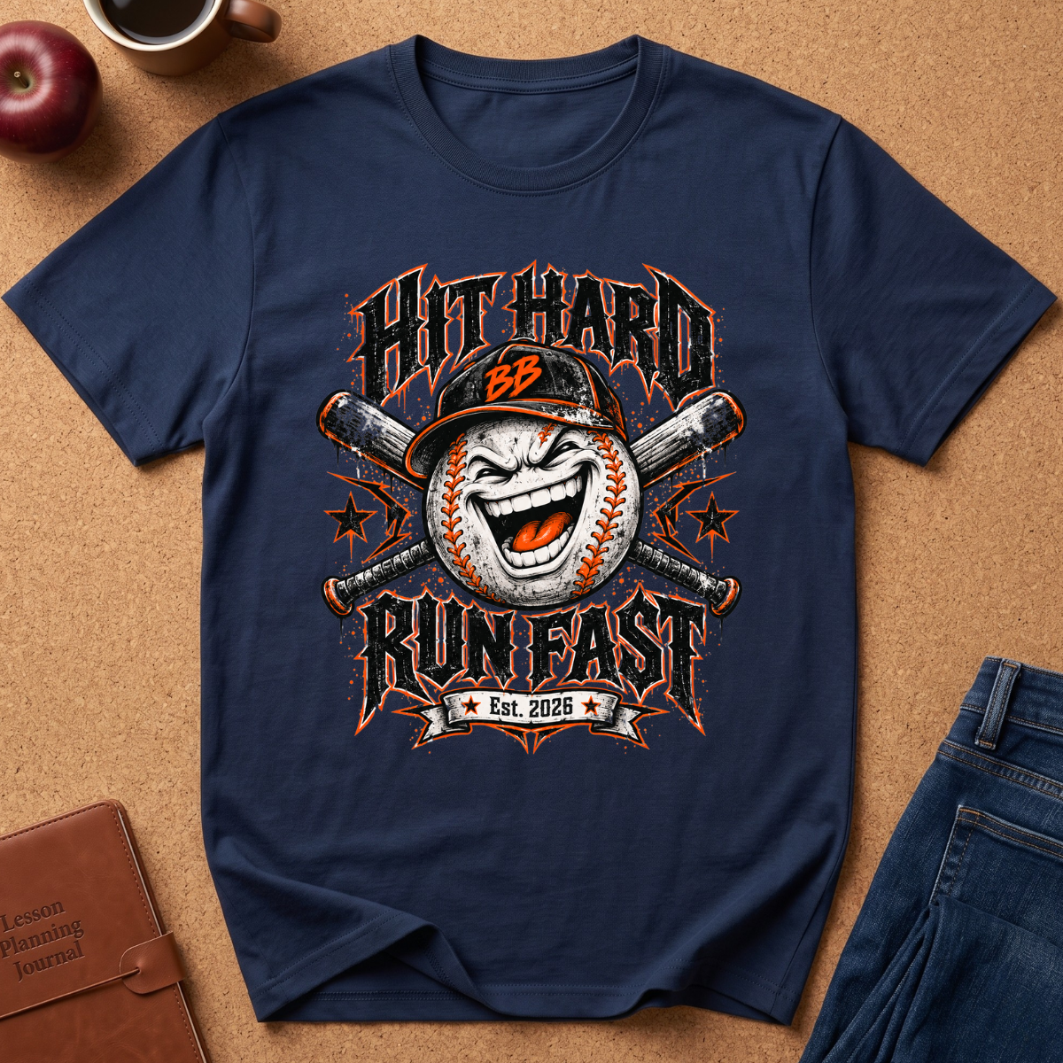 Baseball Hit Hard T-Shirt