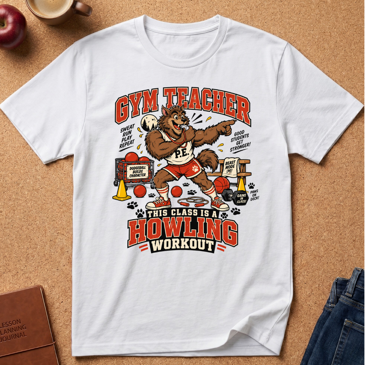 Howling Workout Gym T-Shirt