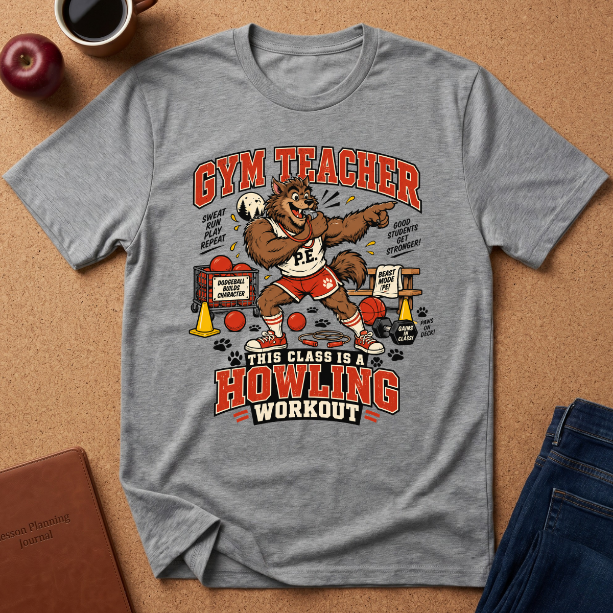 Howling Workout Gym T-Shirt