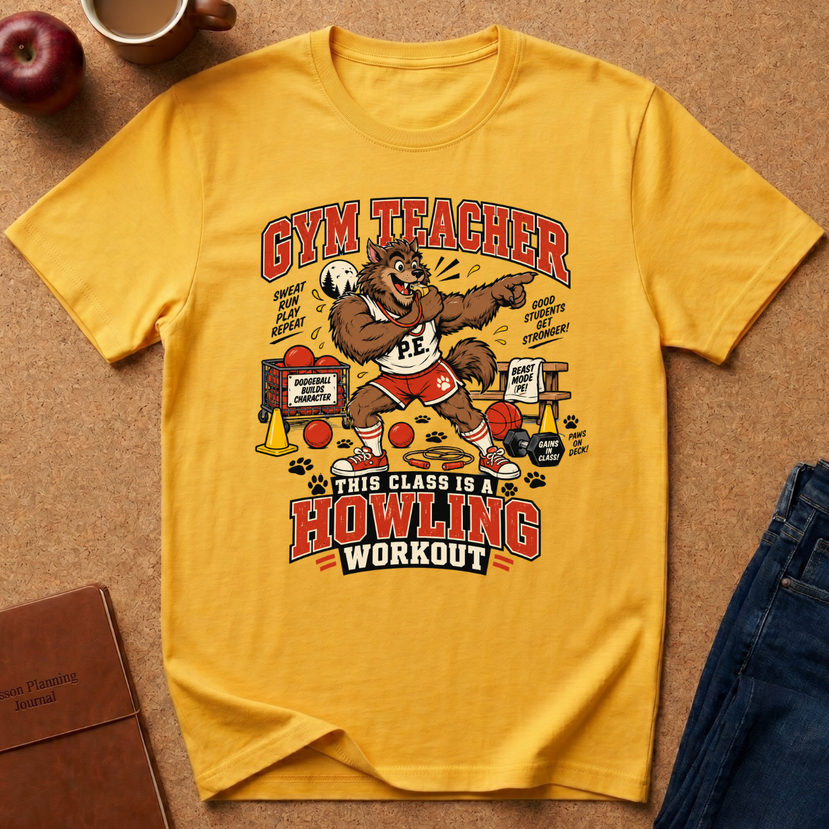 Howling Workout Gym T-Shirt
