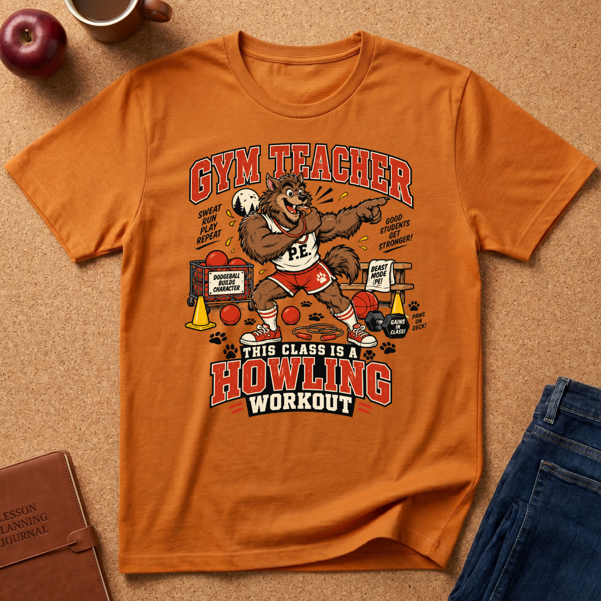 Howling Workout Gym T-Shirt