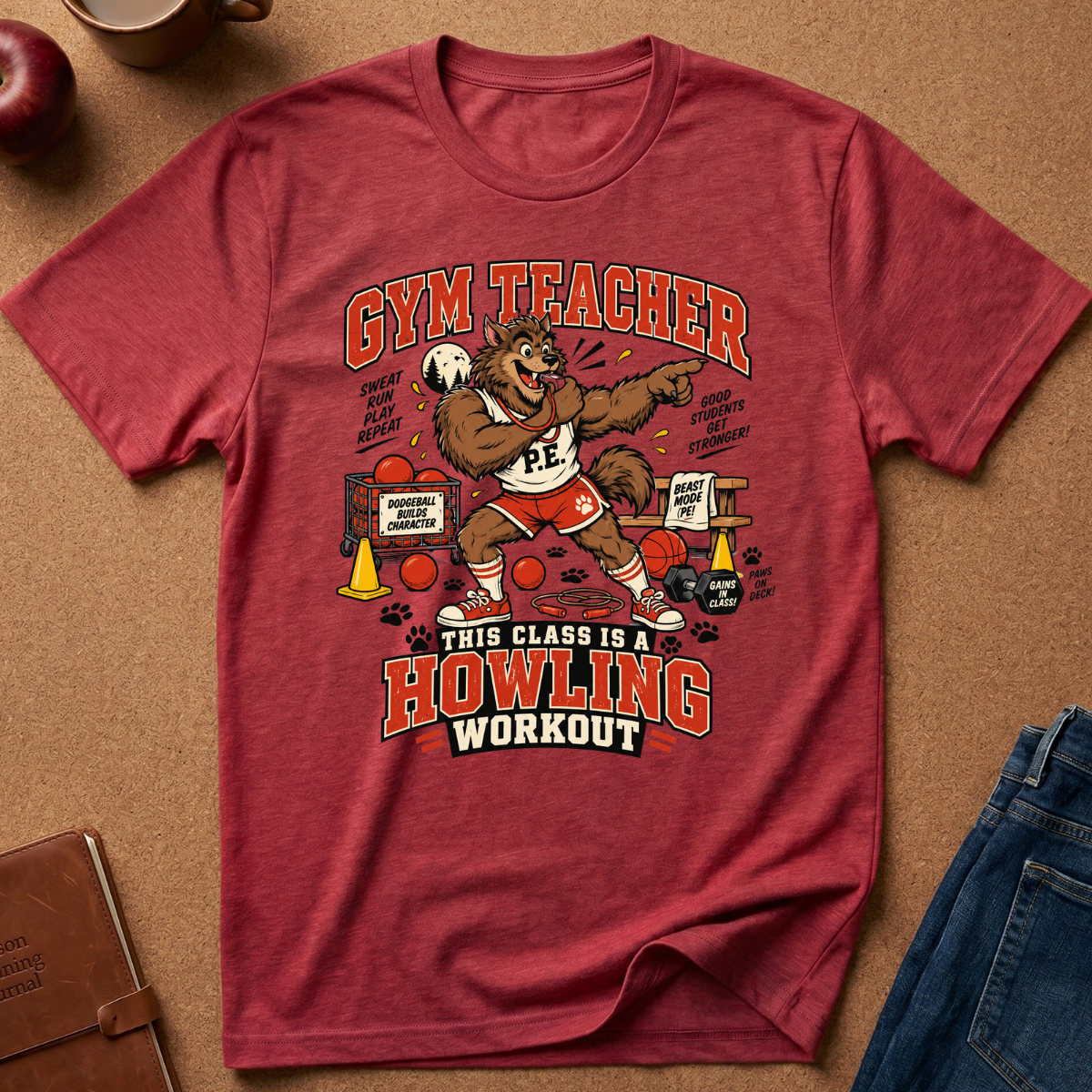 Howling Workout Gym T-Shirt