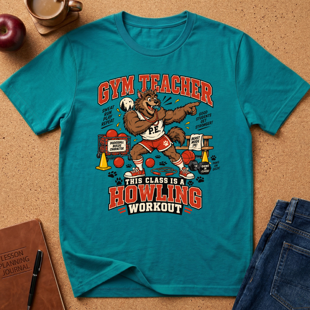 Howling Workout Gym T-Shirt