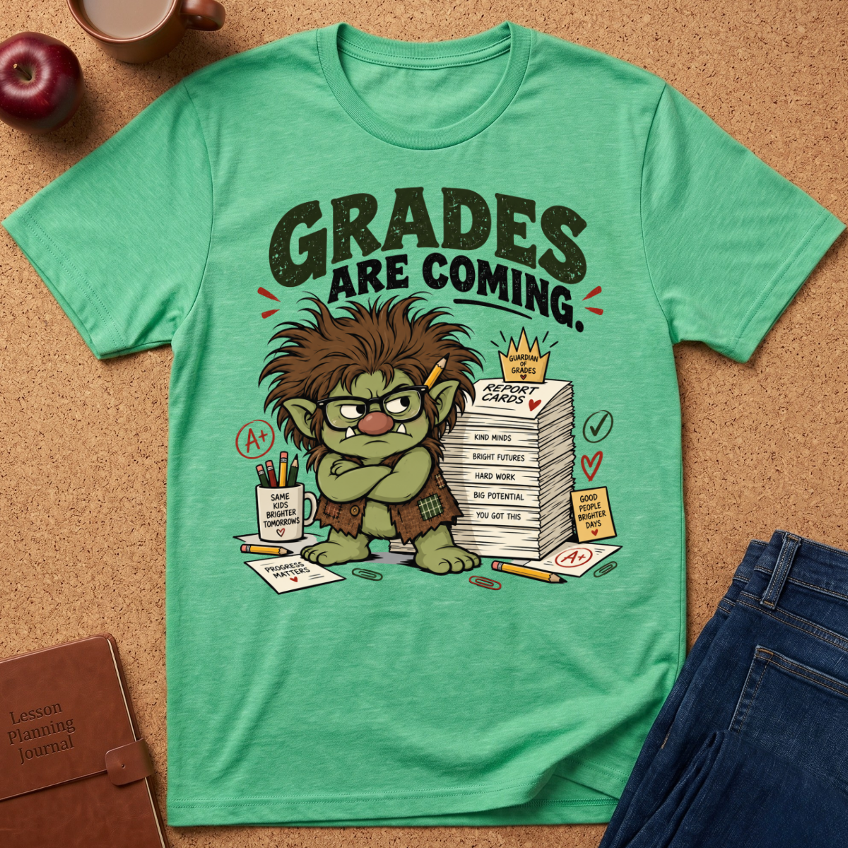 Grades Are Coming Troll T-Shirt