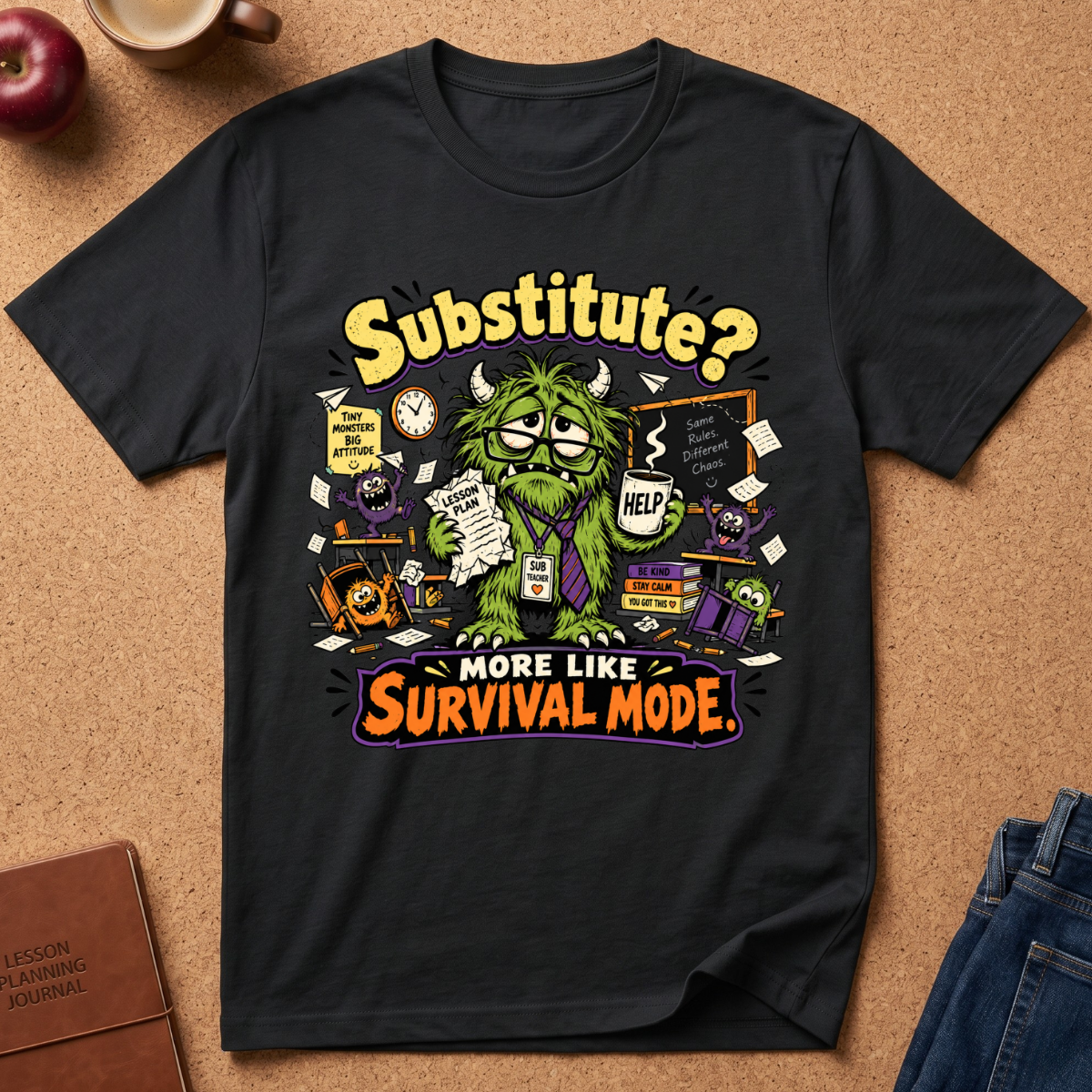 Substitute? Survival Mode T-Shirt