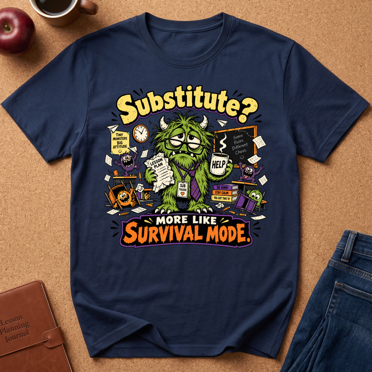 Substitute? Survival Mode T-Shirt