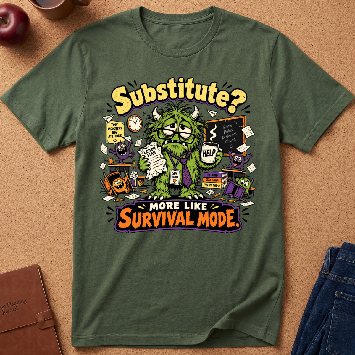 Substitute? Survival Mode T-Shirt
