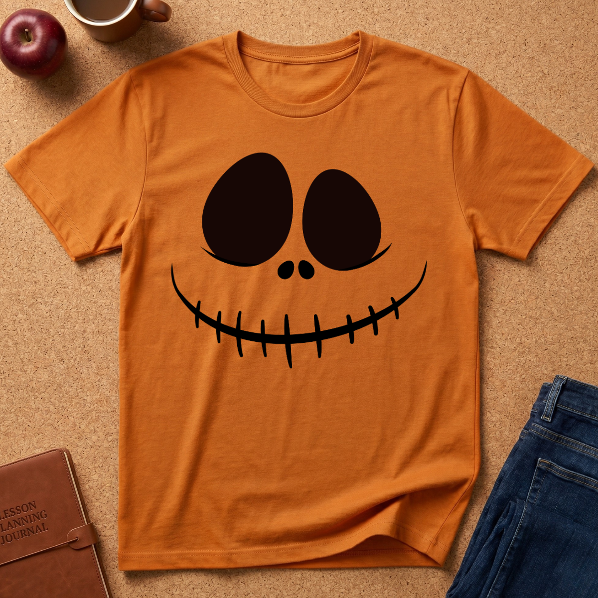 Halloween Jack-O'-Lantern Face T-Shirt