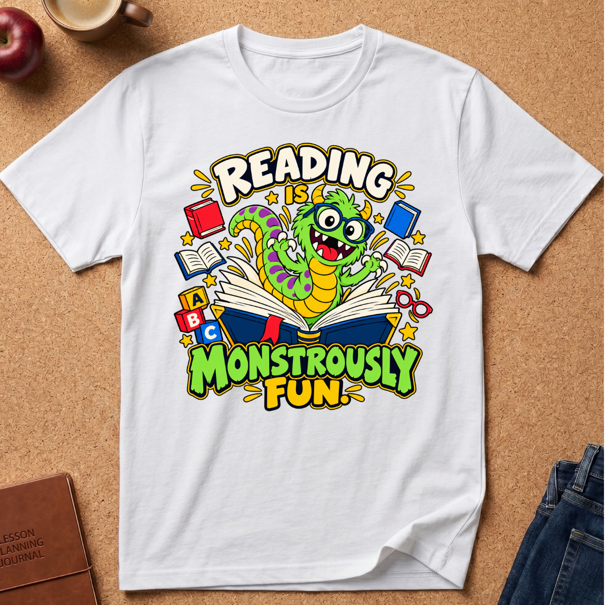 Reading is Monstrously Fun T-Shirt
