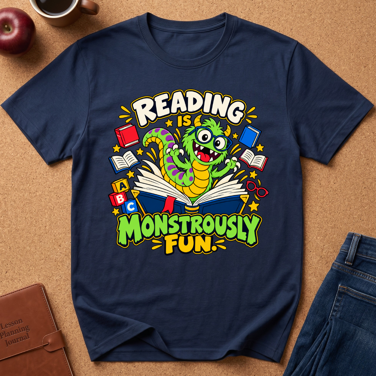 Reading is Monstrously Fun T-Shirt