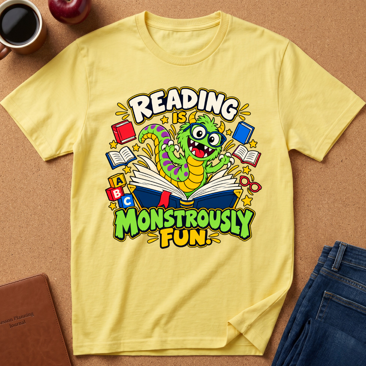 Reading is Monstrously Fun T-Shirt