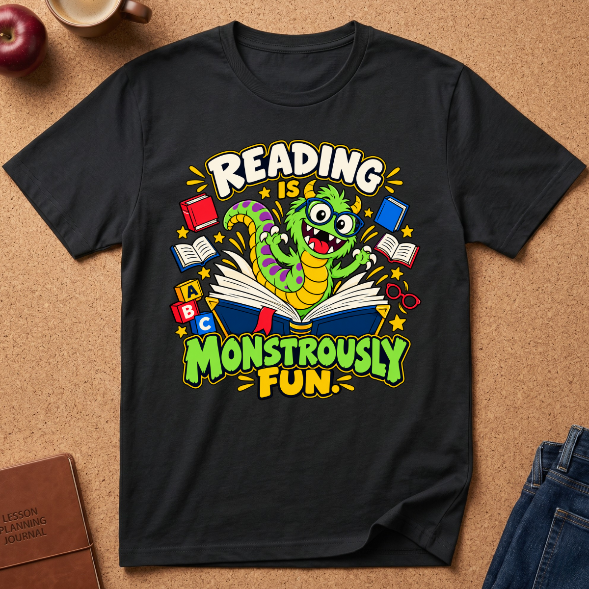 Reading is Monstrously Fun T-Shirt