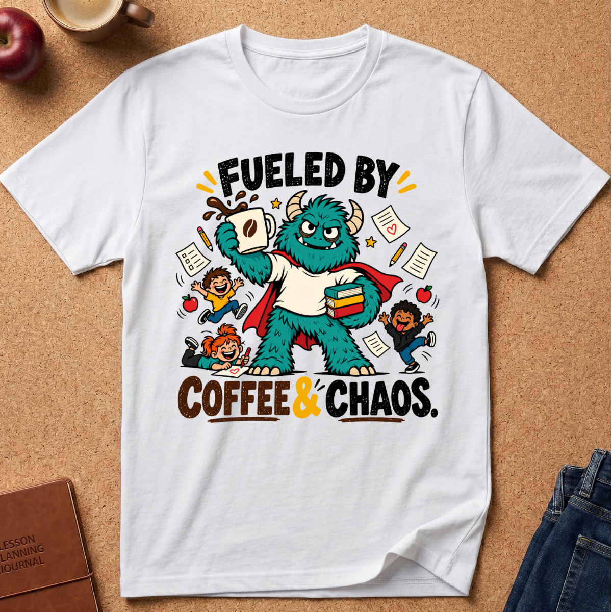 Fueled By Coffee & Chaos T-Shirt