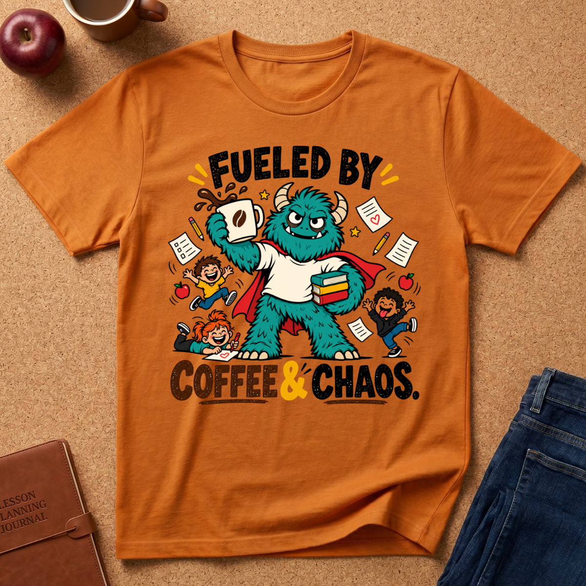 Fueled By Coffee & Chaos T-Shirt
