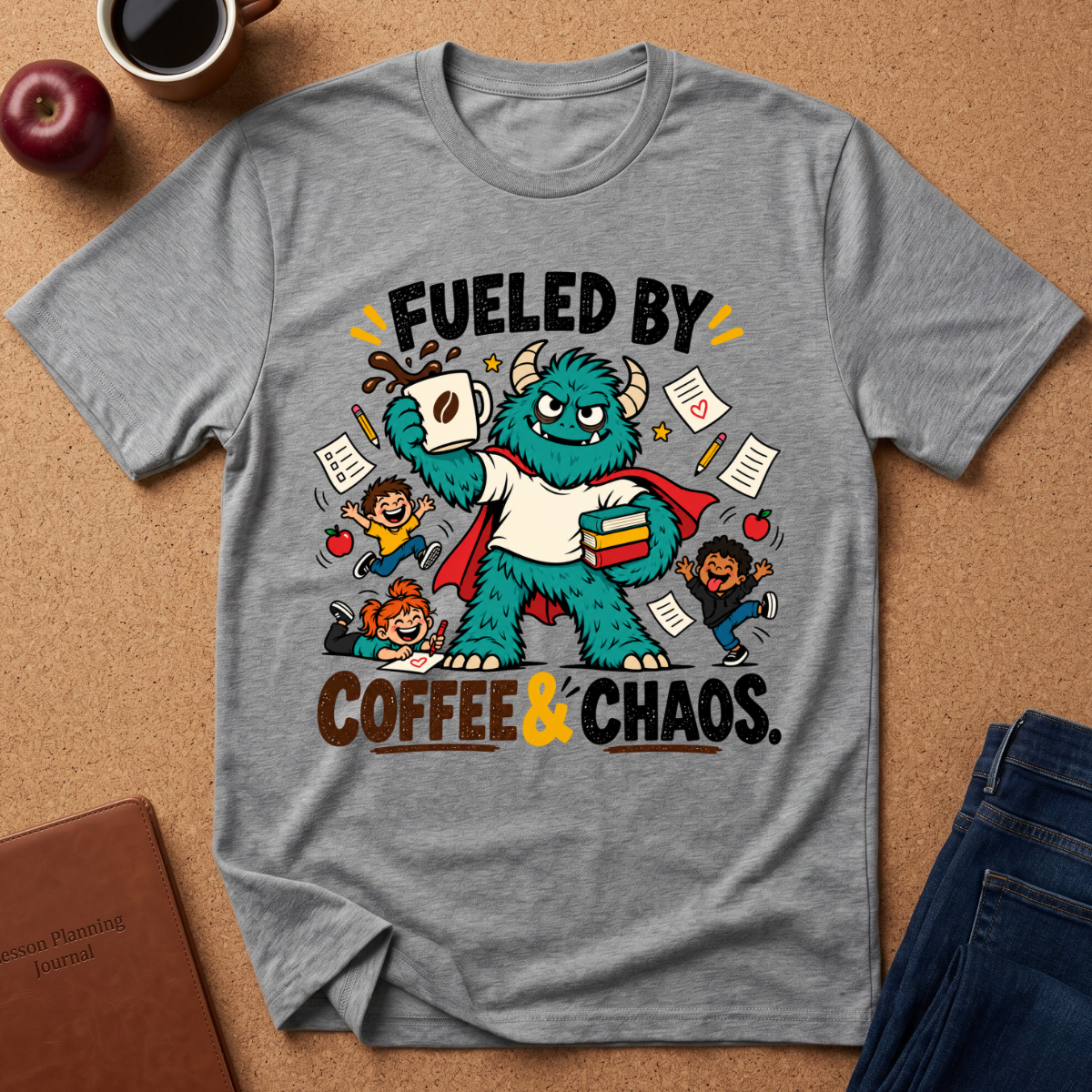 Fueled By Coffee & Chaos T-Shirt